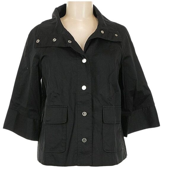Adrienne Vittadini Jacket Size XL Black NWOT - Picture 1 of 11